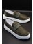 Erkek Haki Klasik Sneaker Ayakkabı 3