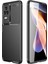 Xiaomi Poco F4 Kılıf Kamera Korumalı Karbon Desenli Lux Negro Silikon - Siyah + Nano Ekran Koruyucu 1