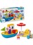 Peppa Pig Tekne Gezisi 10432-2 Yaş ve Üzeri Çocuklar Için Peppa Pig Minifigürü Içeren Eğitici Oyuncak Yapım Seti (23 Parça) 1