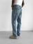 Erkek Regular Fit Yıkamalı Jean Mavi 3
