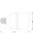 LED Jumbo 18W 3000K 1850LM E27 Duy Sıcak Beyaz Işık Ampul 2