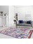 Dizayn Cora Desenli Pamuk Tabanlı Yıkanabilen Kaydırmaz Antibakteriyel Salon Halısı 160X230 1