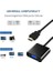 HDMI To VGA Ses Destekli Dönüştürücü Kablo Çevirici Adaptör 4488 2
