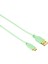 Usb-C - Usb-A Kablo, "flexi", 0.75M, Yeşil 1