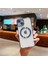 Aksesuar Iphone 13 (6.1) Inç Laser Silikon Arkası Şeffaf Kamera Korumalı Logo Detaylı Luxury Kılıf- Iphone 13 Laser Silicone Back Transparent Camera Protected Logo Detail Luxury Case (Mavi) 1