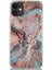 Iletişim Apple Iphone 11 ile Uyumlu Kapak Mermer Desenli Pop Socketli Silikon Kılıf - Mercan 1