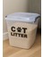 10 Lt Kapasite Kedi Kumu Saklama Kabı Kutusu Boş Kedi Kumu Saklama Kabı Ölçü: 26 x 24 x 27 Yeni Ürün 6