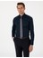Erkek Lacivert Slim Fit Uzun Kollu Basic Gömlek 50305127-VR033 1