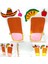 Sombrero Hawaii Fiesta Meyve Figürlü Gözlük 1