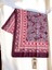 Glamour Pamuklu Etnik Soft Şal 49500 Bordo 1