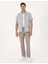 Erkek Taş Regular Fit Beli Lastikli Kanvas Pantolon 50308104-VR049 1