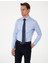 Erkek Koyu Mavi Slim Fit Uzun Kollu Basic Gömlek 50305127-VR032 3