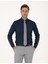 Erkek Lacivert Regular Fit Uzun Kollu Basic Gömlek 50251186-VR033 1
