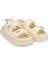 Comfort Cırtlı Kadın Sandalet GJ-413-1 Bej 4