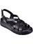 Hakiki Deri Comfort Kadın Sandalet PLM-2426 Siyah 1