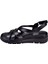Hakiki Deri Comfort Kadın Sandalet PLM-2426 Siyah 3
