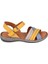 Hakiki Deri Comfort Kadın Sandalet CB-22382 Sarı Multi 2