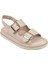 Çift Tokalı Kadın Sandalet CB-35176 Bej 1