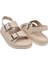 Çift Tokalı Kadın Sandalet CB-35176 Bej 5