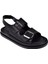 Çift Tokalı Kadın Sandalet CB-35176 Siyah 1
