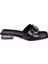 Abiye 3 cm Topuklu Kadın Terlik CB-35832 Siyah 2