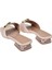 Abiye 3 cm Topuklu Kadın Terlik CB-35832 Bej 5