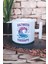 Saltwater Therapy Baskılı T Kulplu Latte Fincanı Kupa Bardak 1