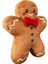 Kurabiye Adam Peluş Yastık, Uyku Arkadaşı Peluş, Yılbaşı Tay Tüyü Kumaş Kurabiye Adam 32 Cm 2