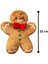 Kurabiye Adam Peluş Yastık, Uyku Arkadaşı Peluş, Yılbaşı Tay Tüyü Kumaş Kurabiye Adam 32 Cm 3