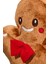 Kurabiye Adam Peluş Yastık, Uyku Arkadaşı Peluş, Yılbaşı Tay Tüyü Kumaş Kurabiye Adam 32 Cm 4