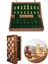 Mıknatıs Taşlı Ahşap Katlanabilir Kutulu Satranç Oyunu 30 cm G614 - MRK4293-9524 1
