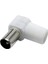 60 Ohm L Fiş Erkek Beyaz Anten Fişi (4767) - MRK1218-9353 1