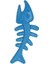 Balık Kemiği Iskelet Şekilli Renkli Plastik Kedi Oyuncağı (4767) - MRK4407-1965 2