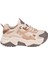 Sms Kadın Spor Ayakkabı Sneaker SMS-65137 Bej Kahve 2