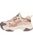 Sms Kadın Spor Ayakkabı Sneaker SMS-65137 Bej Kahve 3