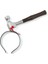 Kafaya Saplanmış Kahverengi Saplı Çekiç Şaka Tacı - MRK4308-8128 2