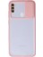 Samsung Galaxy A11 Kılıf Palm Buzlu Kamera Sürgülü Silikon - Pembe - JUL7035-8065 4