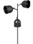Flexart Modern 3 Başlıklı Siyah Metal Lambader 2