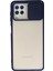 Samsung Galaxy A22 Kılıf Palm Buzlu Kamera Sürgülü Silikon - Lacivert - JUL9396-2413 1