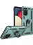 Samsung Galaxy A02S Kılıf Sofya Yüzüklü Silikon Kapak - Yeşil - JUL8416-9792 2