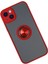 iPhone 14 Kılıf Montreal Yüzüklü Silikon Kapak - Kırmızı - JUL8363-9412 3