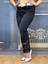 Abiye Kot Pantolon,düz,esnak, Taşli Işlemeli,yüksek Bel,jeans,siyah,fermuarlı,düğmeli,cepli 1