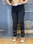 Abiye Kot Pantolon,düz,esnak, Taşli Işlemeli,yüksek Bel,jeans,siyah,fermuarlı,düğmeli,cepli 2