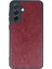 Samsung Galaxy A15 4g Kılıf Aras Deri Kapak - Bordo - JUL7412-7270 2