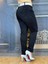 Abiye Kot Pantolon,düz,esnak, Taşli Işlemeli,yüksek Bel,jeans,siyah,fermuarlı,düğmeli,cepli 3