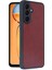 Samsung Galaxy S24 Fe Kılıf Aras Deri Kapak - Bordo - JUL7471-1302 3