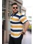 Erkek Yakalı Çok Renkli Kısa Kollu T-Shirt 2