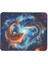 Balık Burcu Desenli Tip Kaymaz Taban Optik Bilgisayar Notebook Burçlar Mouse Pad Mauspad 17X 21 cm 1