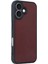 iPhone 16 Kılıf Aras Deri Kapak - Bordo - JUL7737-1509 2