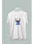 Kız Çocuk Lilo Sticth Iı Baskılı Beyaz Siyah Gri Tshirt 5 6 7 8 9 10 11 12 13 14 Yaş 1